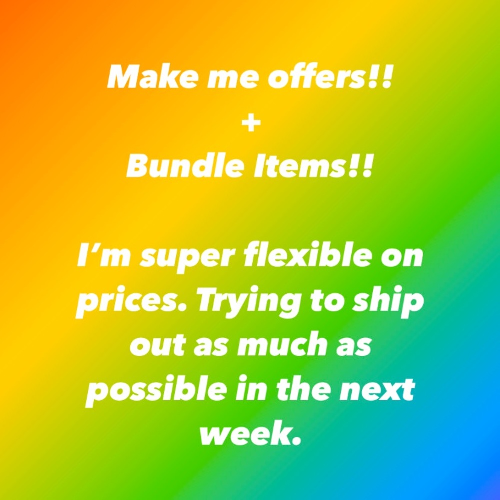 ❗️Accepting offers + bundles with low pricing!!❗️